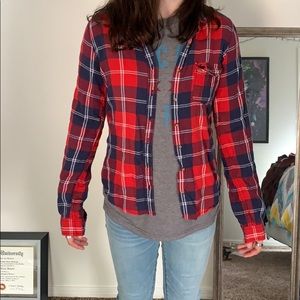 Plaid flannel shirt
